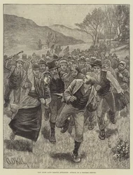 Die Agitation der irischen Landliga, Angriff auf einen Prozessserver